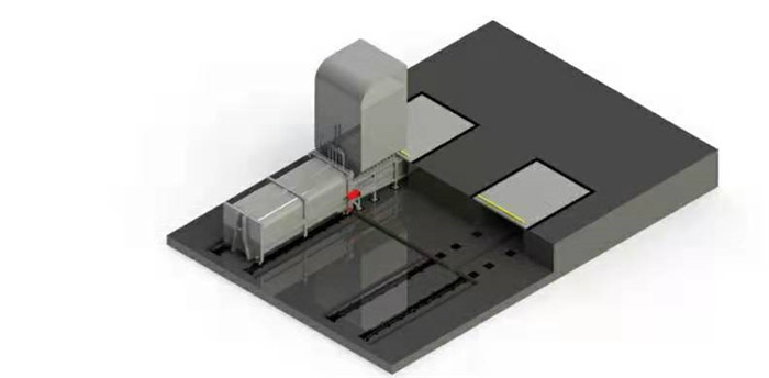 水平分体式压缩垃圾站设备