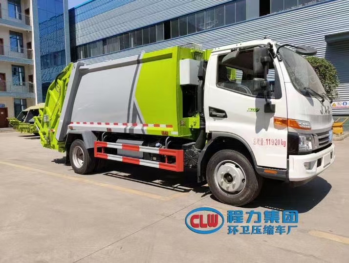 国六8立方江淮V7 压缩垃圾车